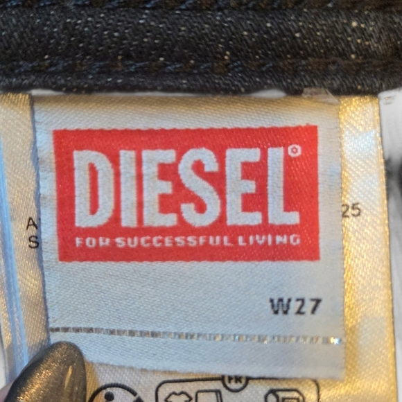 🌟 NWT - Diesel 2004 D-Joy Slim Black Womens Jeans - SIZE 27 - Picture 8 of 16